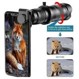 High Power 28x HD Phone Telephoto Lens with Remote Shutter Works with iPhone X/XR Samsung Pixel Android Any Smartphones