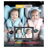 LUCKVIEW BM1 Baby Car Camera for Back Seat & Pet Monitoring, 5