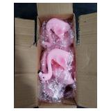 Pink Flamingo Rubber Duckies, MultiPCS Bulk Flamingo Bath Toys for Kids Small Flamingo Rubber Duck Cake Decorations, Classroom Prizes