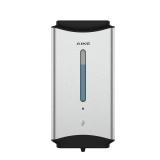 AIKE Automatic Soap Dispenser Commercial Wall Mounted Liquid Dispenser Brushed Stainless Steel Finish 1100ml Large Capacity