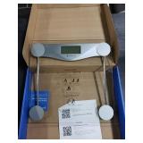 Etekcity Digital Body Weight Bathroom Scale, Large Blue LCD Backlight Display, High Precision Measurements,6mm Tempered Glass, 400 Pounds