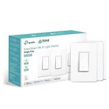 Kasa Apple HomeKit Smart Light Switch KS200P3, Single Pole, Neutral Wire Required, 2.4GHz Wi-Fi Light Switch Works with Siri, Alexa and Google Home, UL Certified, No Hub Required, White, 3-Pack