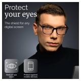 livho High Tech Blue Light Glasses - Advanced up to 99% Blue Light Blocking Computer Glasses - Screen Fatigue & UV Protection
