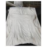 Sleeveless Dress White Large