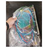 Goaste 3 Pack Kids Fishing Net, Telescopic Lightweight Landing Net, Bug Insect Catching Net with Stainless Steel Pole Handle for Kids Outdoor Playing, Extendable from 26 inch to 67.5 inch