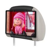 WONNIE Upgrade Tablet Holder for Car, Car Headrest Mount Holder for Back Seat, Car Tablet Mount for Kids with Silicone Strap & Anti-Slip Holding Clamps, Fits All 10-12.9 Tablets