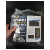 Flux Phenom Magnetic Screen Door - Bugs Out, Breeze in - 9min Install Auto-Sealing Heavy Duty Double Stitched Mesh, 52 Magnets, Hands Free Sliding & Patio Door Net, Pet & Kid Friendly, 38 x 82 Inches