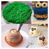 Grass Piping Tip for Cake Decorating,Grass Tip 233 234 29,Cake Icing Tips for Frosting Grass,Hair,Fur,3 Pcs