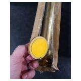 CorkLatta Gold Shower Curtain Rod 31 to 80 Inch,1 Inch Diameter Adjustable Spring Tension Stainless Steel Telescoping Rod,Easy Install,No Rust