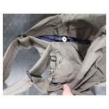 SlowTon Dog Carrier Sling - Thick Padded Shoulder Strap Adjustable Dog Carriers for Small Dogs, Puppy Carrier Purse for Pet Cat with Front Zipper Pocket Safety Belt Machine Washable (Grey L)