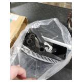 Broom with Dustpan Combo Set (54in) Long Handle Household Dust Pan for Home Office Kitchen Cleaning Black & Grey