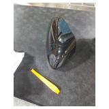 LAUBDGIE Right Passenger Side Mirror Cover Skull Cap Compatible with Ford Fusion 2013-2020 Without Turn Signal Pure Black