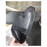 LAUBDGIE Right Passenger Side Mirror Cover Skull Cap Compatible with Ford Fusion 2013-2020 Without Turn Signal Pure Black