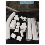 Mini Split Line Set Cover Kit 3W 10Ft Air Conditioners Decorative PVC Slim Line Cover for Central AC & Heat Pumps Systems Tubing Cover