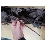 Faux Purple Plant Decor