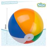 LovesTown 33Inch Large Beach Balls, Inflatable Pool Ball for Summer Beach Swimming Pool Party