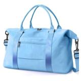 Travel Duffle, Waterproof Weekender Carry On Tote for Women, Travel Essentials Sport Gym for Men, Hospital Bag for Labor and Delivery, Overnight Luggage With Trolley Sleeve
