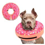 Supet Inflatable Dog Cone Collar Alternative After Surgery, Dog Neck Donut Collar Recovery E Collar for Neuter, Soft Pet Cone for Small Medium Large Dogs