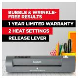 Scotch TL901X Thermal Laminator, 1 Laminating Machine, Gray, Laminate School Assignments and Documents, for Dorm Room or School Supplies, 9 in.