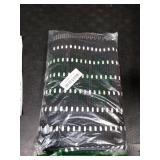 Bazasa Front Porch Rug 23.6x51.2 Black and White Striped Outdoor Rug Door Mat Cotton Hand Woven Rug for Front Porch Decor Reversible Washable Welcome Layered Doormat for Entryway Kitchen Patio