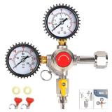 Imaictuu CO2 Regulator Beer Regulator CGA-320 Kegerator Regulator CO2 Beer Keg Regulator with 0-55PSI Working Pressure,CO2 Keg Pressure Regulator for Home Brewing