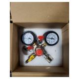 Imaictuu CO2 Regulator Beer Regulator CGA-320 Kegerator Regulator CO2 Beer Keg Regulator with 0-55PSI Working Pressure,CO2 Keg Pressure Regulator for Home Brewing