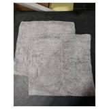 MIULEE Pack of 2 Couch Throw Pillow Covers 16x16 Inch Light Gray Modern Boho Accent Decorative Pillow Covers Soft Chenille Farmhouse Cushion Covers for Home Decor Bed Sofa Living Room