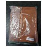 Ecocott King Flat Sheet - Hotel Quality Flat Sheets Only - Cotton Top Sheet - Ultra Soft & Breathable - Wrinkle Free & Fade Resistant - 1 Piece Flat Sheet (King, Brown)