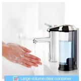Secura 17oz Automatic Liquid Soap Dispenser, Touchless Battery Operated Hand Soap Dispenser with Adjustable Soap Dispensing Volume Control Dial, Personal Care Dispenser (Brushed Nickel)