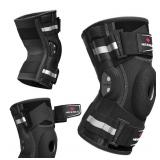 NEENCA Professional Knee Brace for Knee Pain, Hinged Knee Support with Patented X-Strap Fixing System, Medical for Pain Relief, Arthritis, Meniscus Tear, ACL, PCL, MCL, Runner, Sport -FSA/HSA Eligible