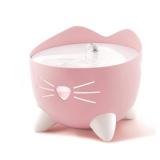 Catit PIXI Drinking Fountain Cat Water Fountain with Triple Filter and Ergonomic Drinking Options, Pink