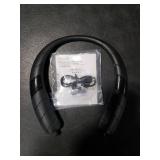 Neckband Bluetooth Headphones Speaker 2 in 1 Wireless Wearable Speaker with Retractable Earbuds, 3D Stereo Sound, Portable Speaker and Headset w/Built in Mic for Home, Office and Outdoors
