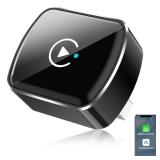 Wireless CarPlay Adapter & Android Auto, 2-in-1 CarPlay Adapter Convert Wired to Wireless, Mini Size with USB A & USB-C Extension Cable, Plug & Play, Stable Connection & No Delay