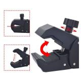 HYSHIKRA 1/4-20 Clamp Mount Base, Fit Handlebar Rail 0.39