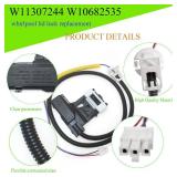 W11307244 W10682535 Washer Lid Lock Switch For NTW4516FW3 NTW4516FW2 NTW4516FW1 MVWC565FW1 MVWC565fW0 W11253733 Compatible With Whirlpool Maytag Amana Kenmore Roper Washer Machine Door Lid Lock