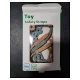 Toy Safety Straps, Socub Silicone Adjustable Baby Pacifier Teether Straps, 4pcs Toddler Toy Bottle Harness Straps for Strollers, High Chair, Cribs, Bags, BPA Free, Multi Colors