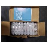 SOLPEX Solar Deck Lights Outdoor 16 Pack, Solar Step Lights Waterproof Led Solar lights for Outdoor Stairs, Step , Fence, Yard, Patio, and Pathway(Warm White)