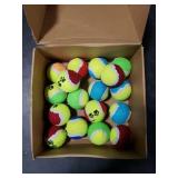 Multi Pcs Dog Tennis Balls Pet Tennis Ball Dog Balls Puppy for Training Mini Ball Dog Rubber Toys for Small Medium Large Dogs Outdoor Indoor Playing Multi Color