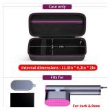 Againmore Steamer Case Compatible with Jack & Rose/for FEPPO/for Nesugar/for Kssvzz Portable Steamers, Handheld Iron Carrying Storage Bag Organizer with Mesh Pocket for Accessories-Box Only