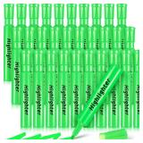 Qilery MultiPack Highlighters Bulk, Tank Style Chisel Tip Highlighters Markers Quick Drying for Kids and Adult Coloring, Classroom Home Office School Supplies (Green)