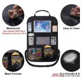ONE PIX Backseat Car Organizer Mats Back Seat Organizers and Storage Bag with Touch Screen Tablet Holder for Kids Toddlers Car Seats, Travel Accessories, Road Trip Essentials Kids