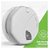 First Alert SMCO500V, Interconnect Battery-Operated Combination Smoke & Carbon Monoxide Alarm with Voice Alerts, 1-Pack