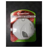 First Alert SMCO500V, Interconnect Battery-Operated Combination Smoke & Carbon Monoxide Alarm with Voice Alerts, 1-Pack