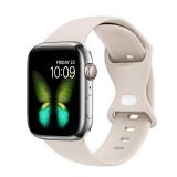 Tighesen Sport Bands Compatible with Apple Watch Ultra 3/2/1 49mm, Series 11/10 46/42mm, 9/8/7 45/41mm, SE 6/5/4 44/40mm, 3/2/1 42/38mm S/M M/L for Women Men Silicone iWatch Band