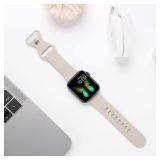 Tighesen Sport Bands Compatible with Apple Watch Ultra 3/2/1 49mm, Series 11/10 46/42mm, 9/8/7 45/41mm, SE 6/5/4 44/40mm, 3/2/1 42/38mm S/M M/L for Women Men Silicone iWatch Band