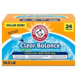 ARM & HAMMER Clear Balance Swimming Pool Alkalinity pH Maintenance Tablets, White, 1 Pack, Multi Count