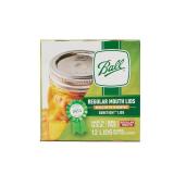Ball Regular Mouth Mason Glass Jar Lids (12 Count), Silver