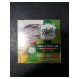 Ball Regular Mouth Mason Glass Jar Lids (12 Count), Silver