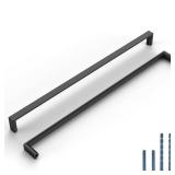 KNOKLOCK 6 Pack 12-3/5 Inch(320mm) Kitchen Cabinet Handles Matte Black Cabinet Pulls Kitchen Cabinet Hardware Drawer Pulls for Dresser Cupboard Wardrobe
