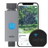 Rachio Smart Hose Timer (1 Valve + 1 WiFi Hub) App-Controlled Outdoor Faucet Timer, Quick Install & Scheduling, Expandable System